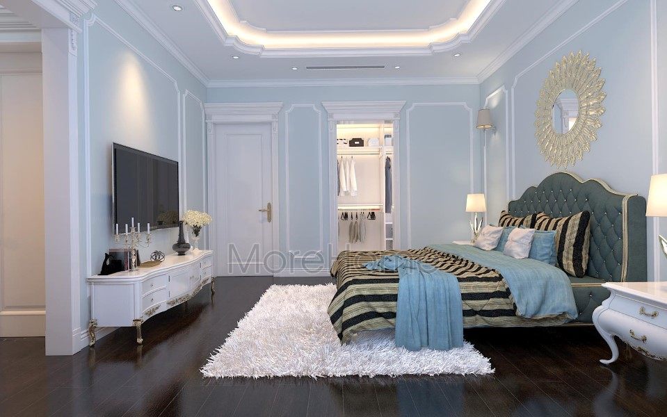 Thiết kế nội thất phòng ngủ biệt thự EuroLand